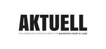 Schriftzug Aktuell, der Veranstaltungskalender für Bayreuth Stadt und Land